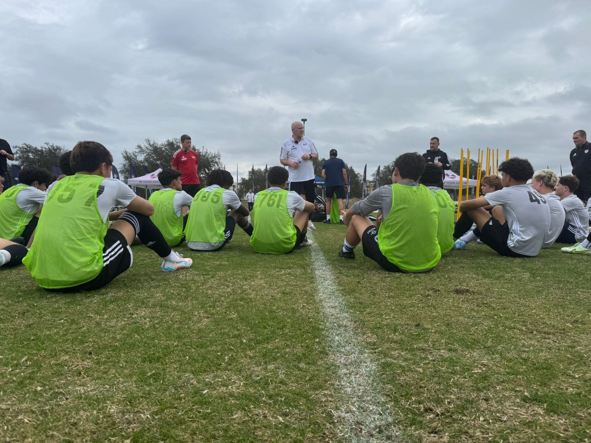 Mike Phelan Coaching at USYS National Showcase in Florida