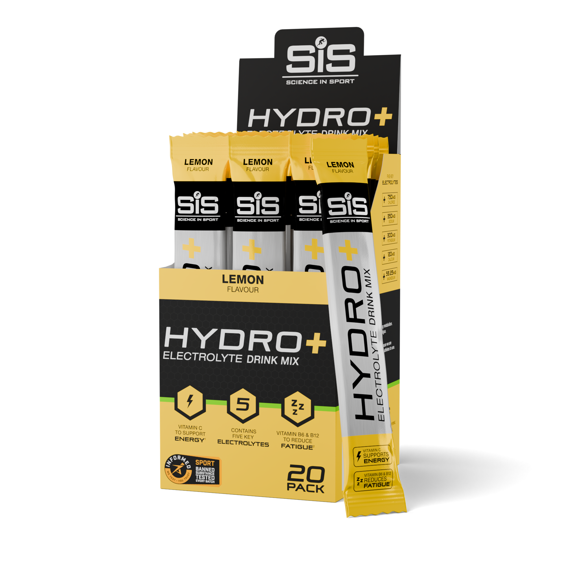 SIS Hydro+ Electrolyte Drink Mix - ( 20 x 4.5g Stick Box)