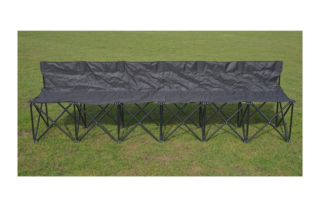 Six seater folding chair / bench complete with bag