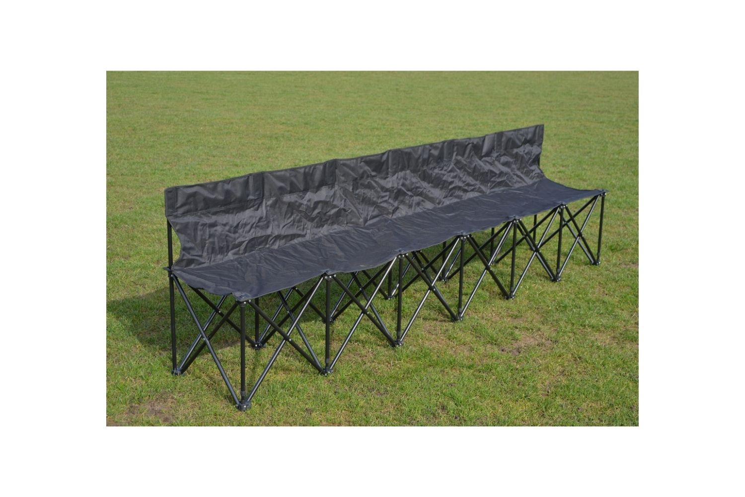 Six seater folding chair / bench complete with bag