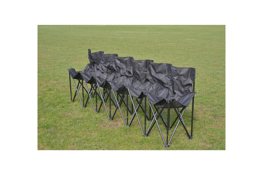 Six seater folding chair / bench complete with bag
