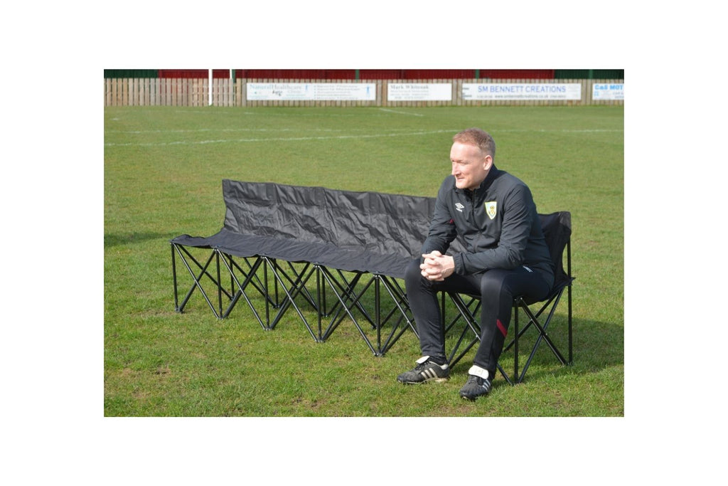Six seater folding chair / bench complete with bag