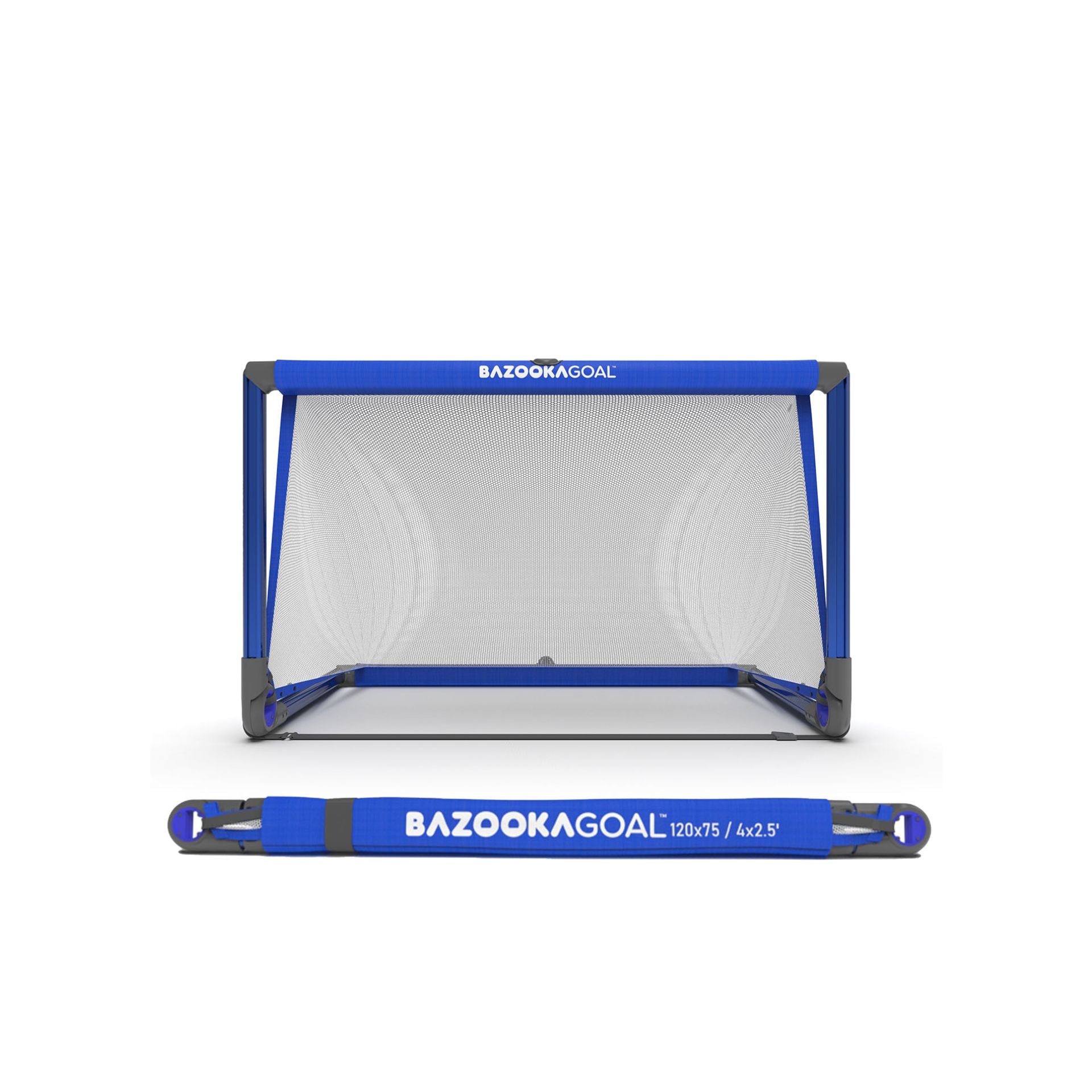 BazookaGoal Aluminium 4ft Royal Blue/White