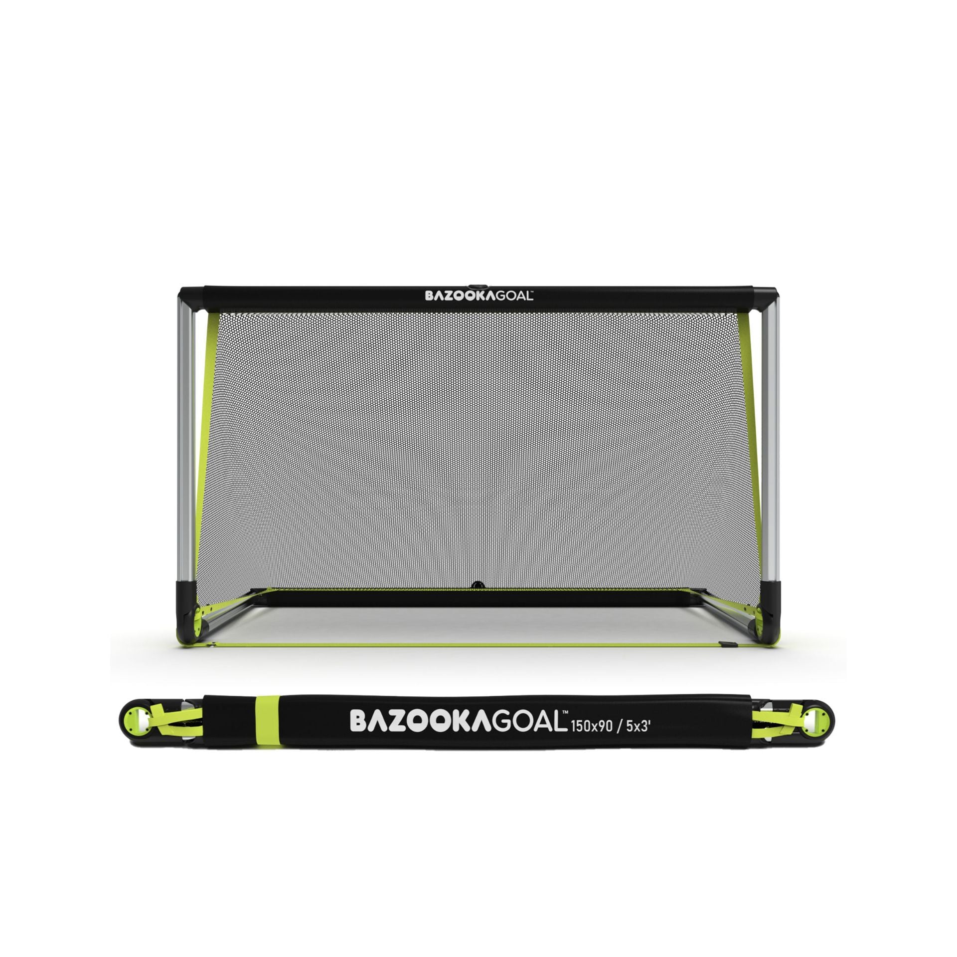 BazookaGoal Aluminium 5ft Silver/Black