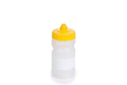 Clear education water bottle with ID block (multple sizes)