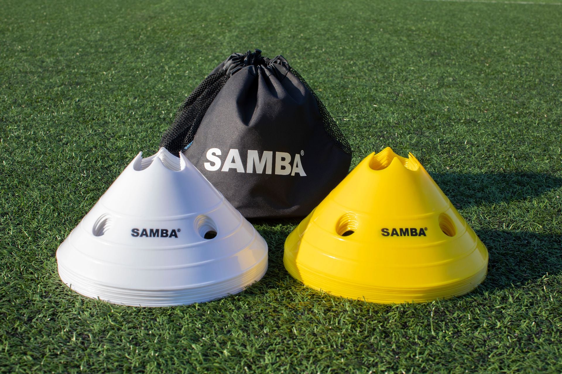 Jumbo Marker Cones - White & Yellow
