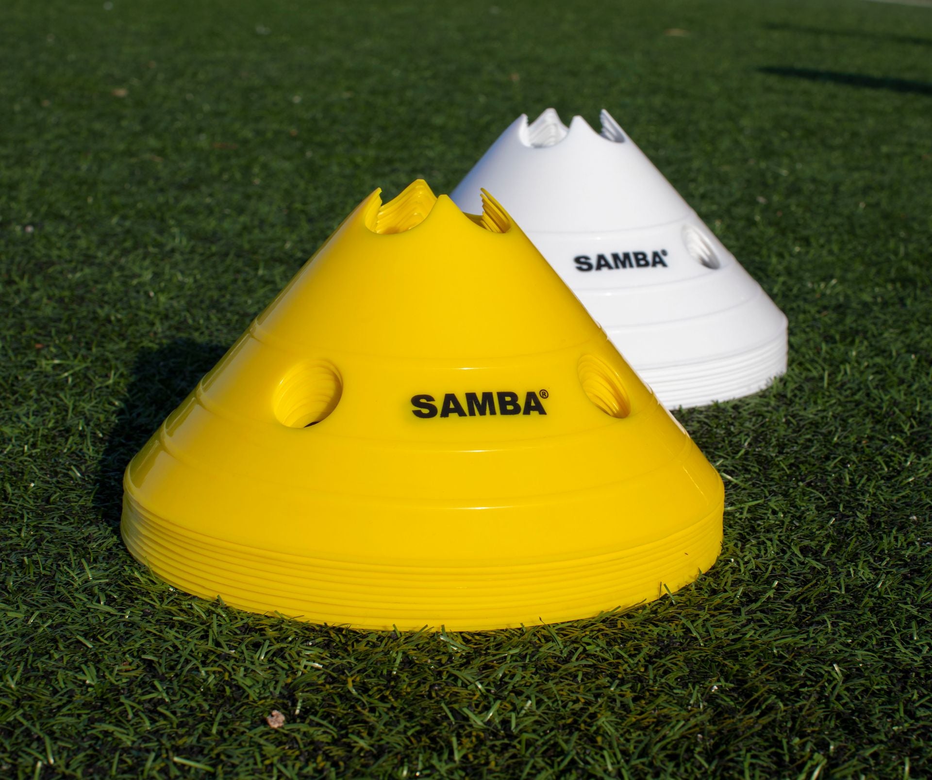 Jumbo Marker Cones - White & Yellow
