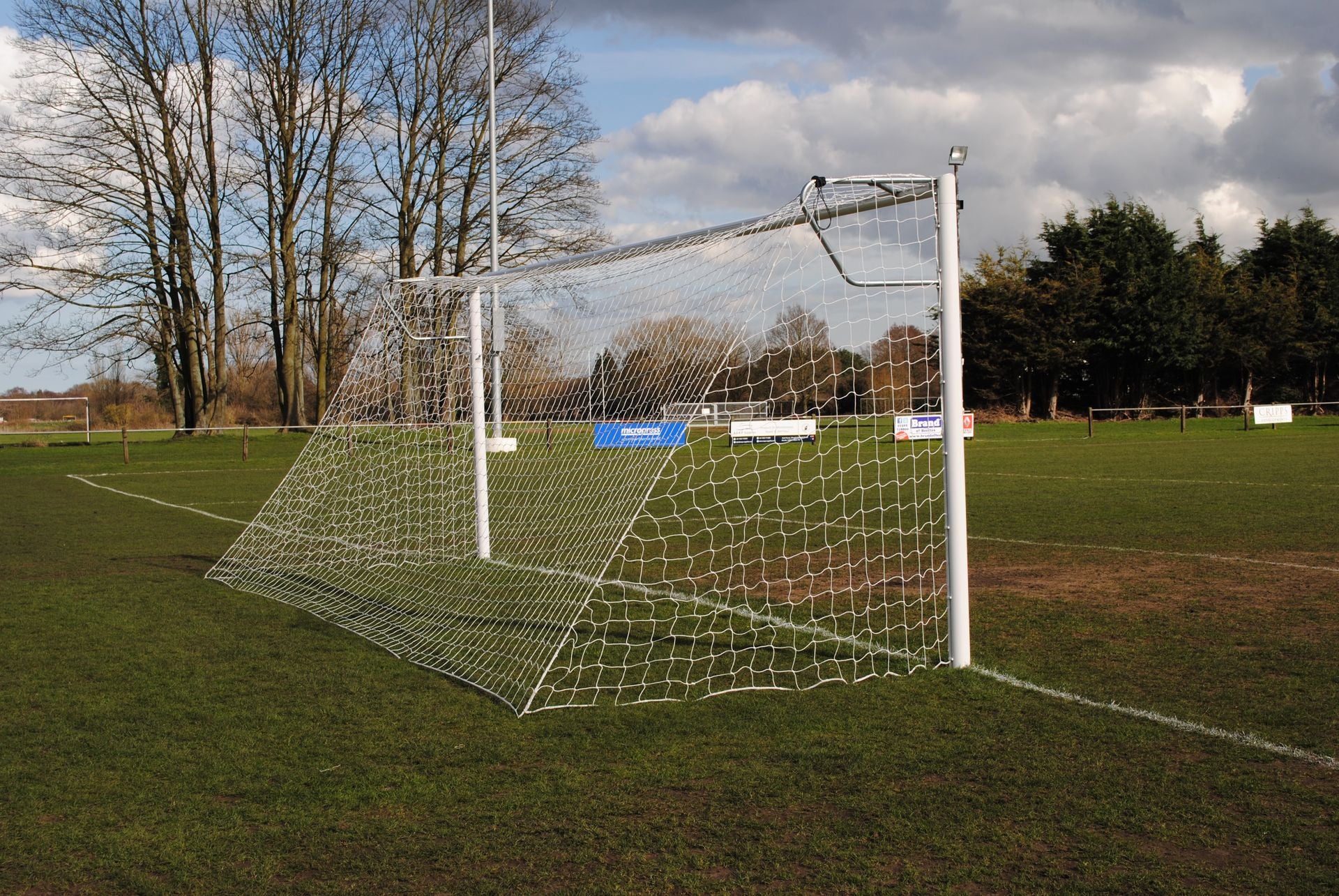 Senior Club Football Goal Package: 11-A-Side Socketed Aluminium (Including VAT & Delivery)