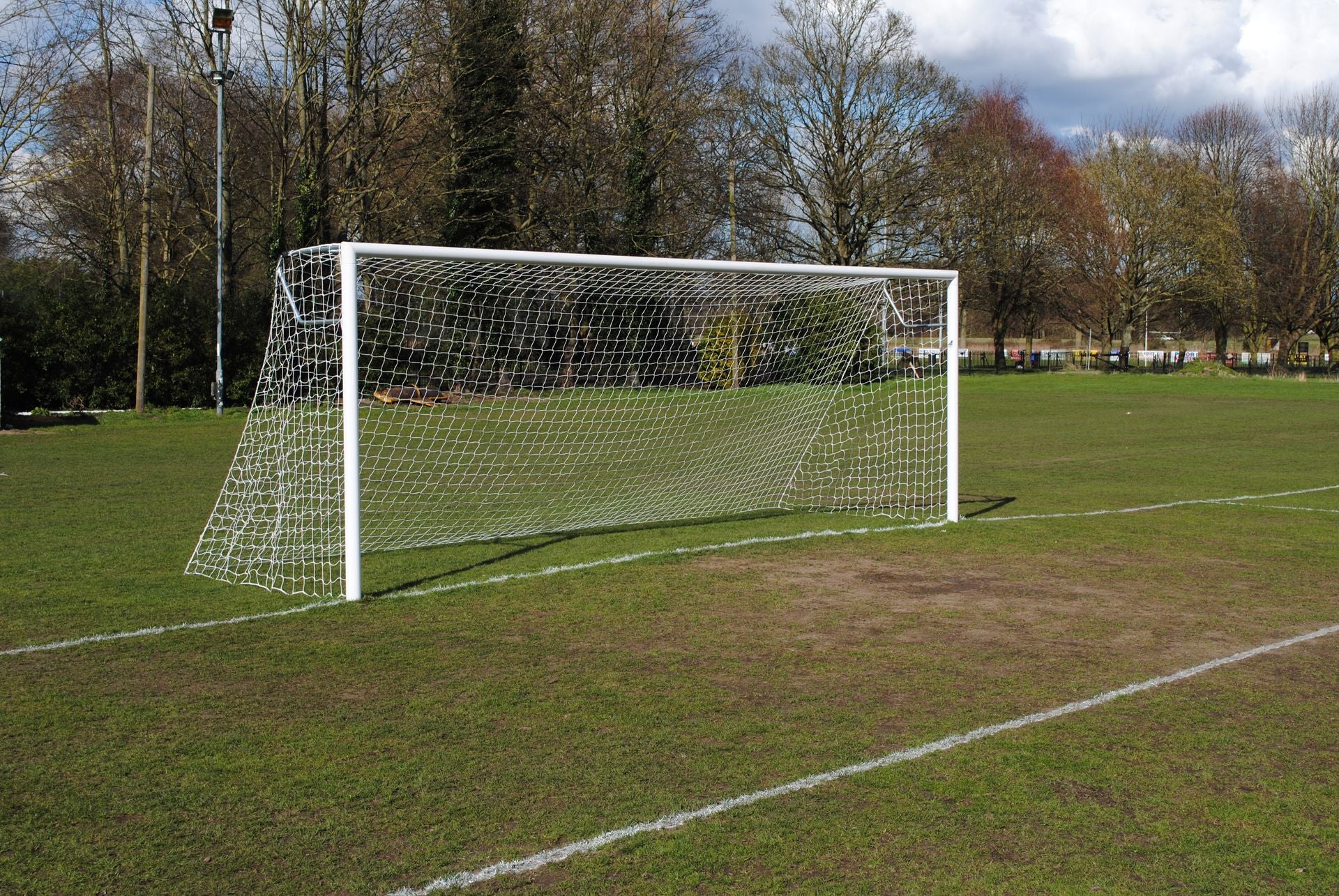 Senior Club Football Goal Package: 11-A-Side Socketed Aluminium (Including VAT & Delivery)
