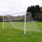 Senior Extra Heavy Duty Football Goal Package: 11-A-Side Socketed Steel (Including VAT & Delivery)
