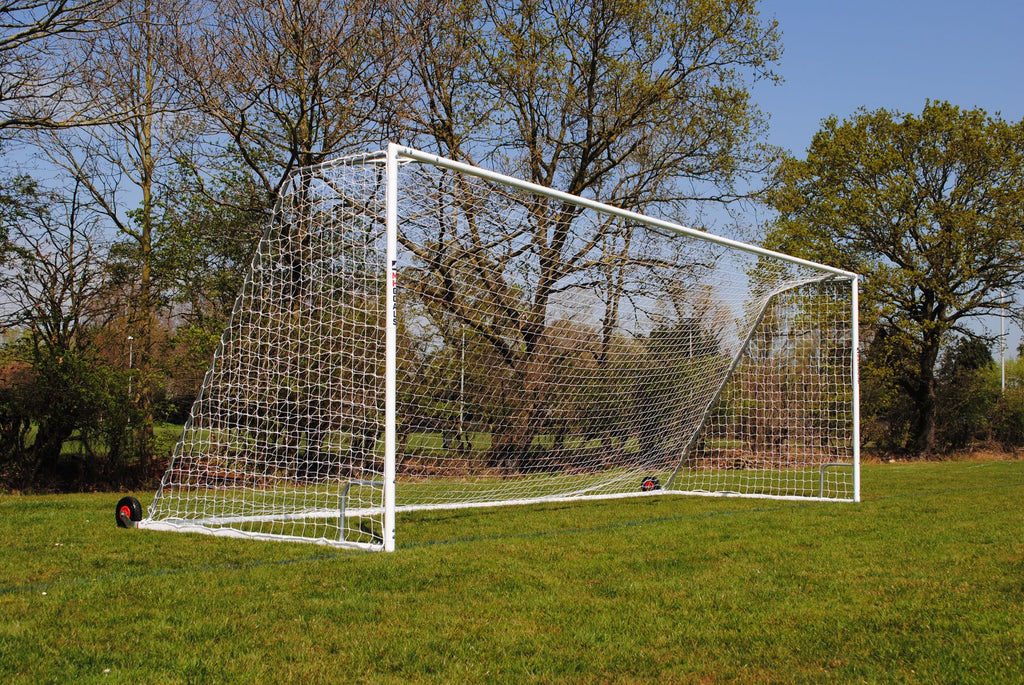 Senior Heavy Duty Wheeled Football Goal Package: 11-A-Side Freestanding Steel (Inlcuding VAT & Delivery)