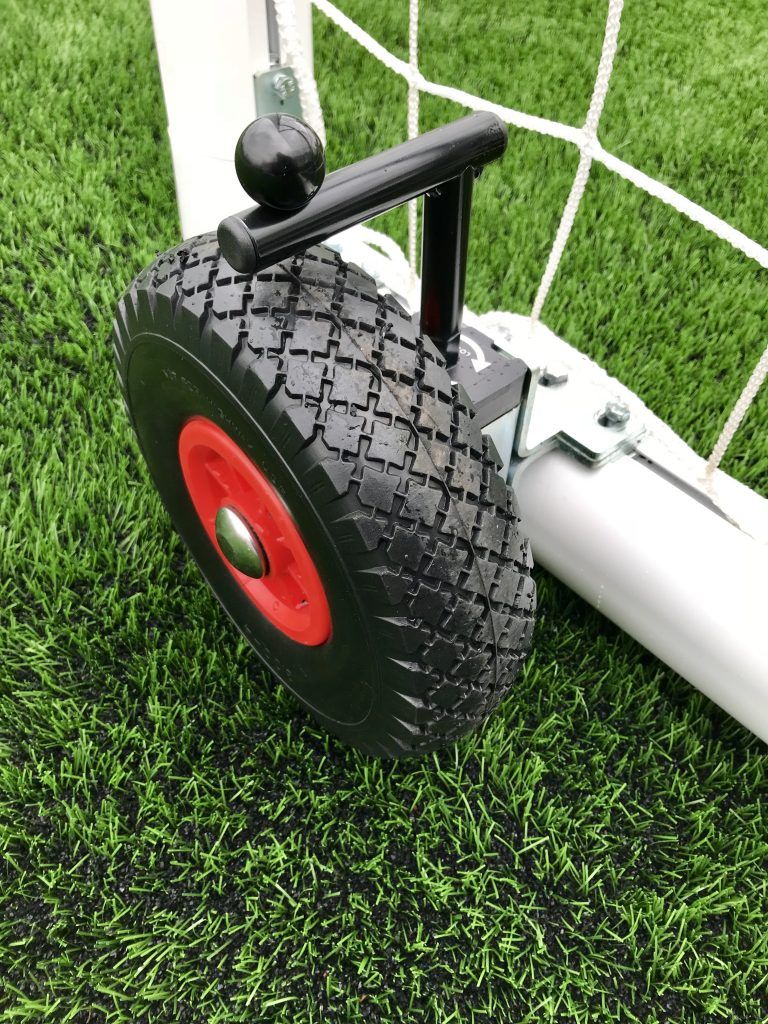 12x6 Selfweighted Wheeled Football Goal Package: Mini Soccer Freestanding Aluminium (Including VAT & Delivery)