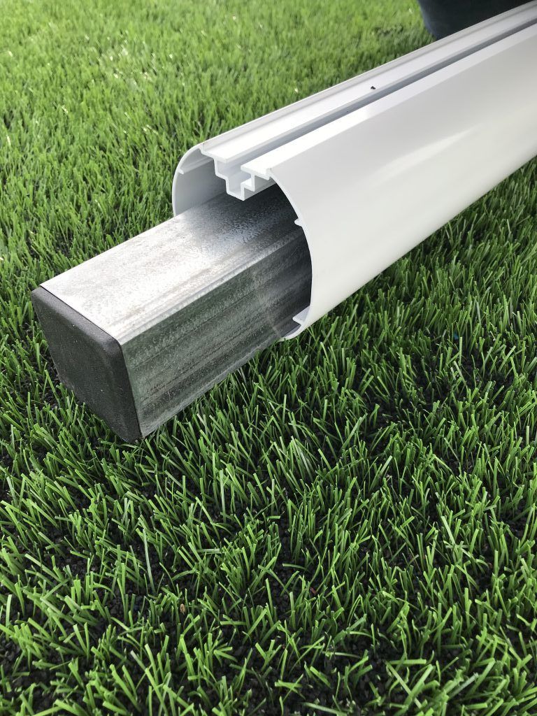 12x6 Selfweighted Wheeled Football Goal Package: Mini Soccer Freestanding Aluminium (Including VAT & Delivery)
