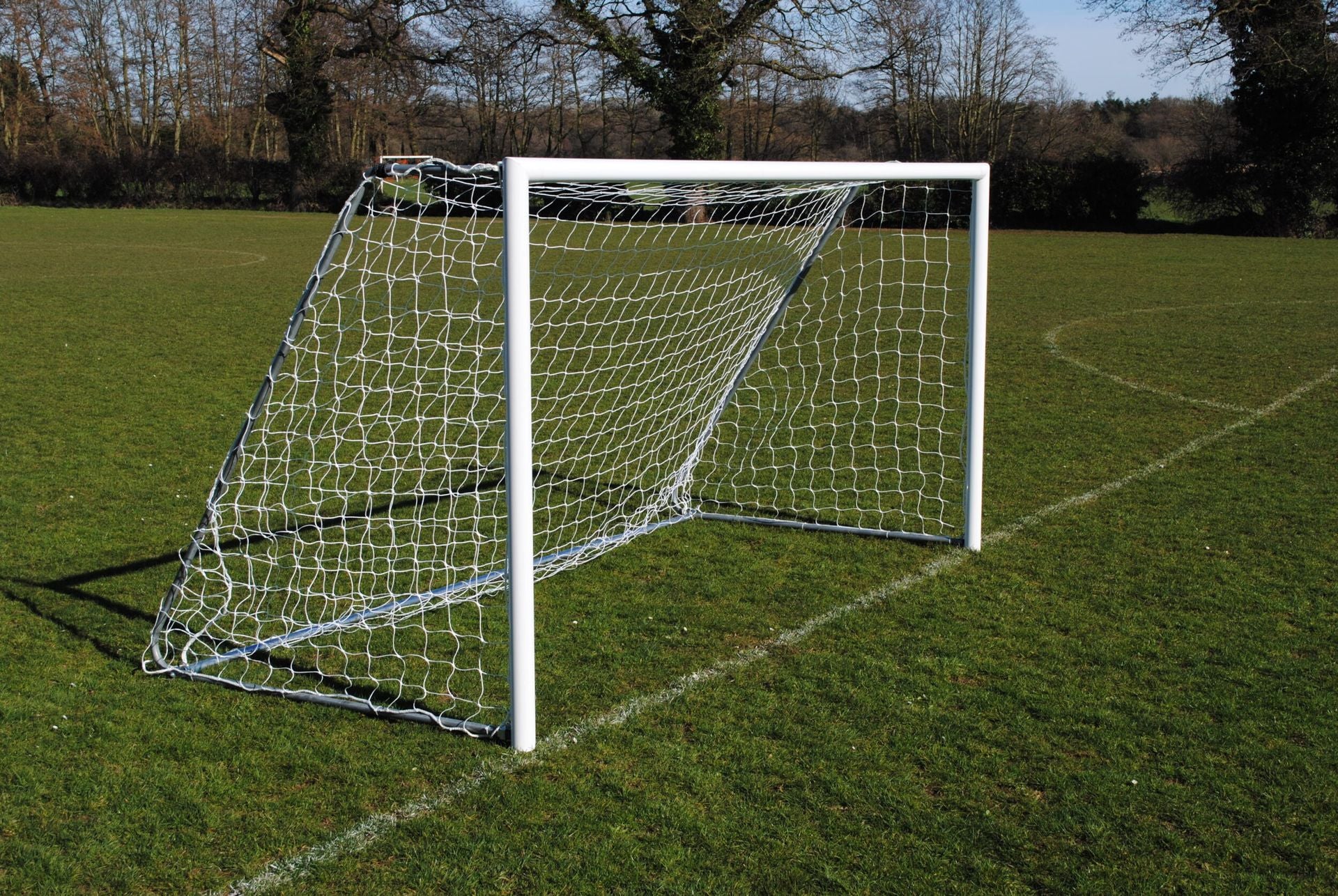 12x6 Lightweight Football Goal Package: Mini Soccer Freestanding Aluminium (Including VAT & Delivery)