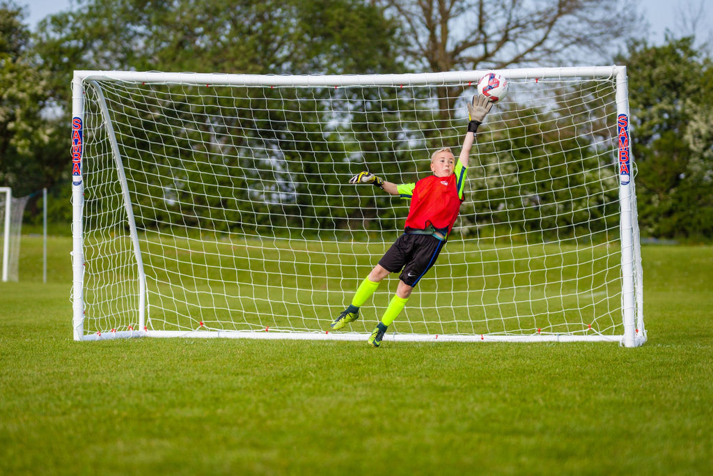 SAMBA 12ft x 6ft Match Football Goal with Carry Bag