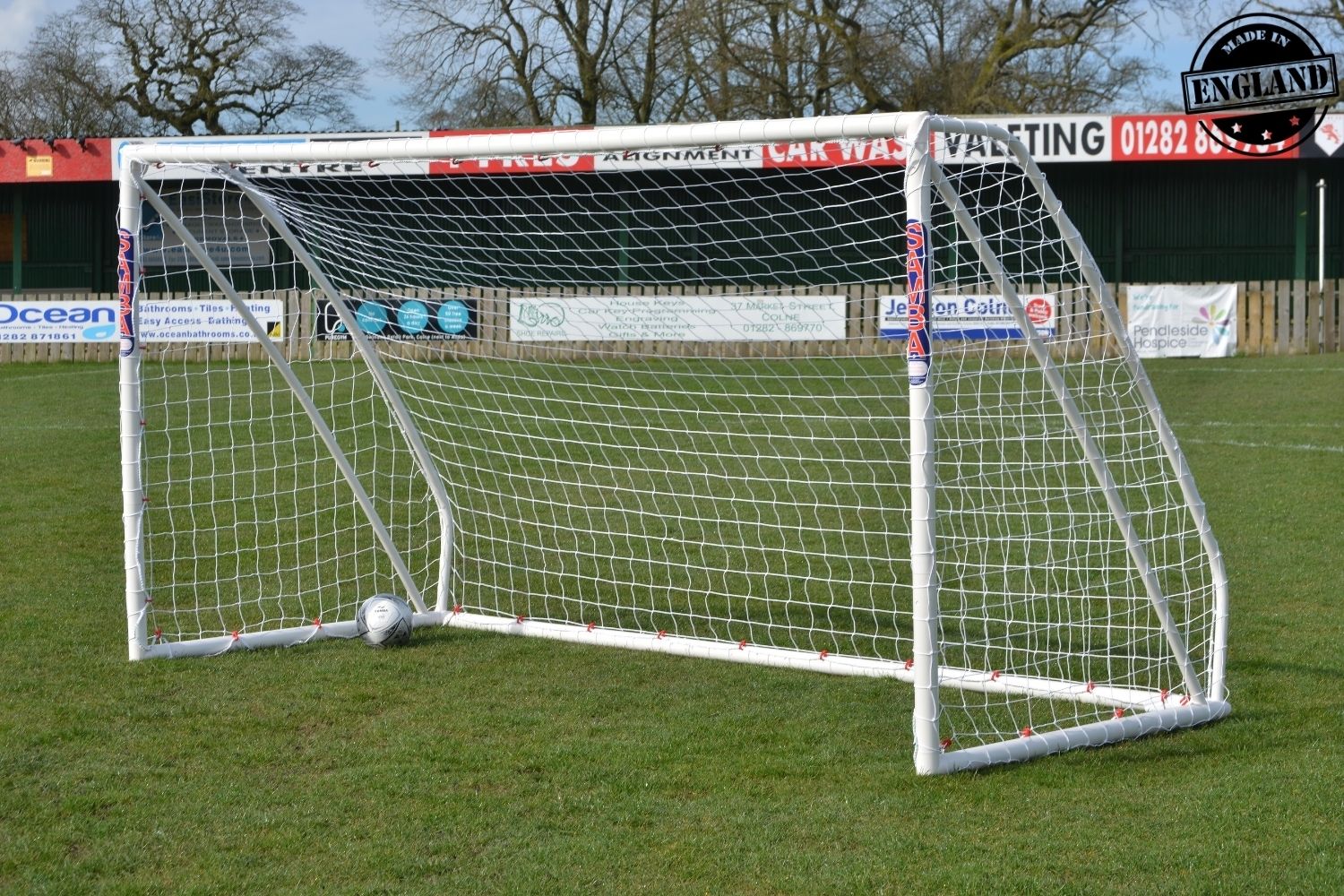 SAMBA 12ft x 6ft Ultimate Match Football Goal with Carry Bag