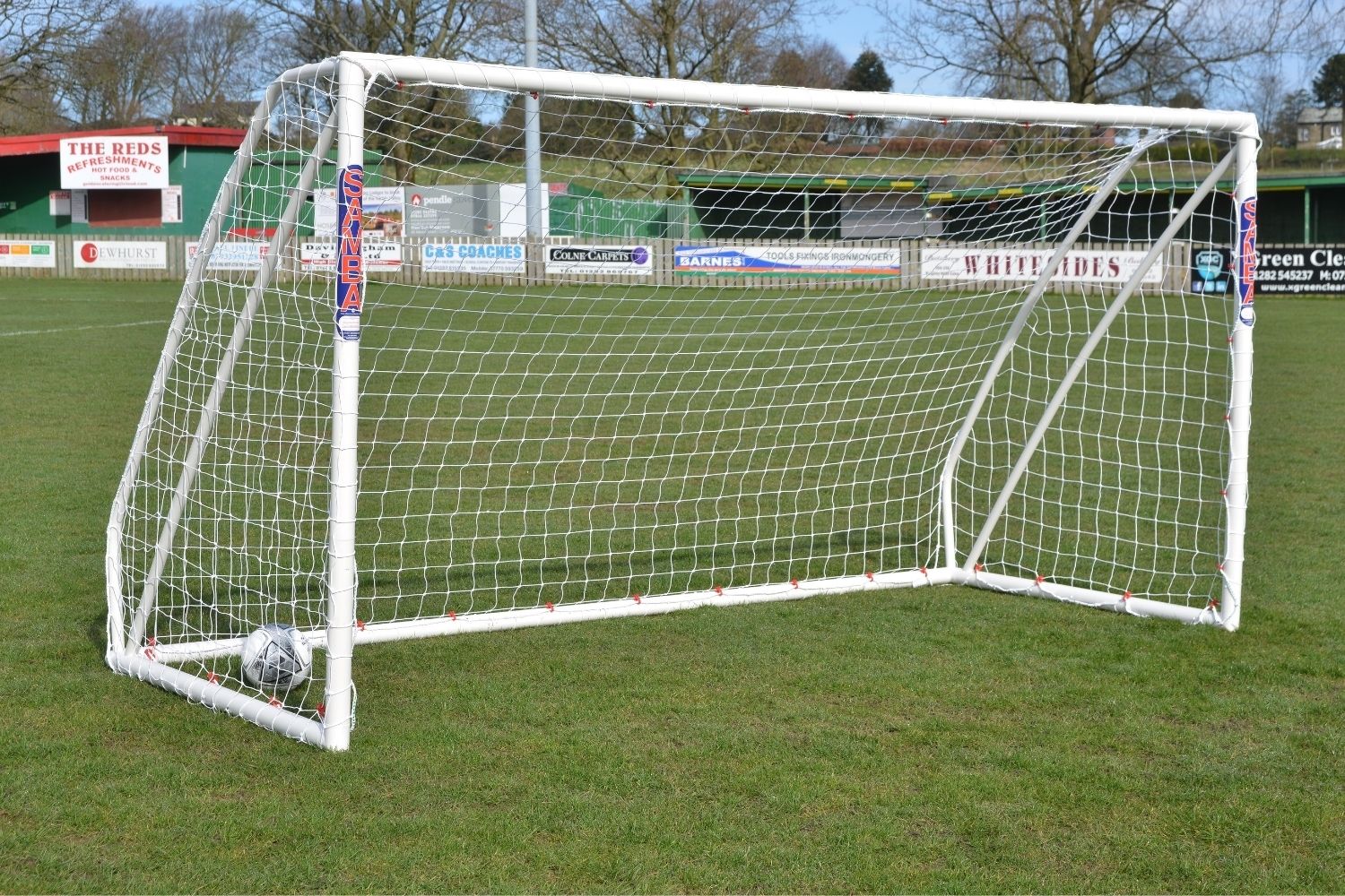 SAMBA 12ft x 6ft Ultimate Match Football Goal with Carry Bag