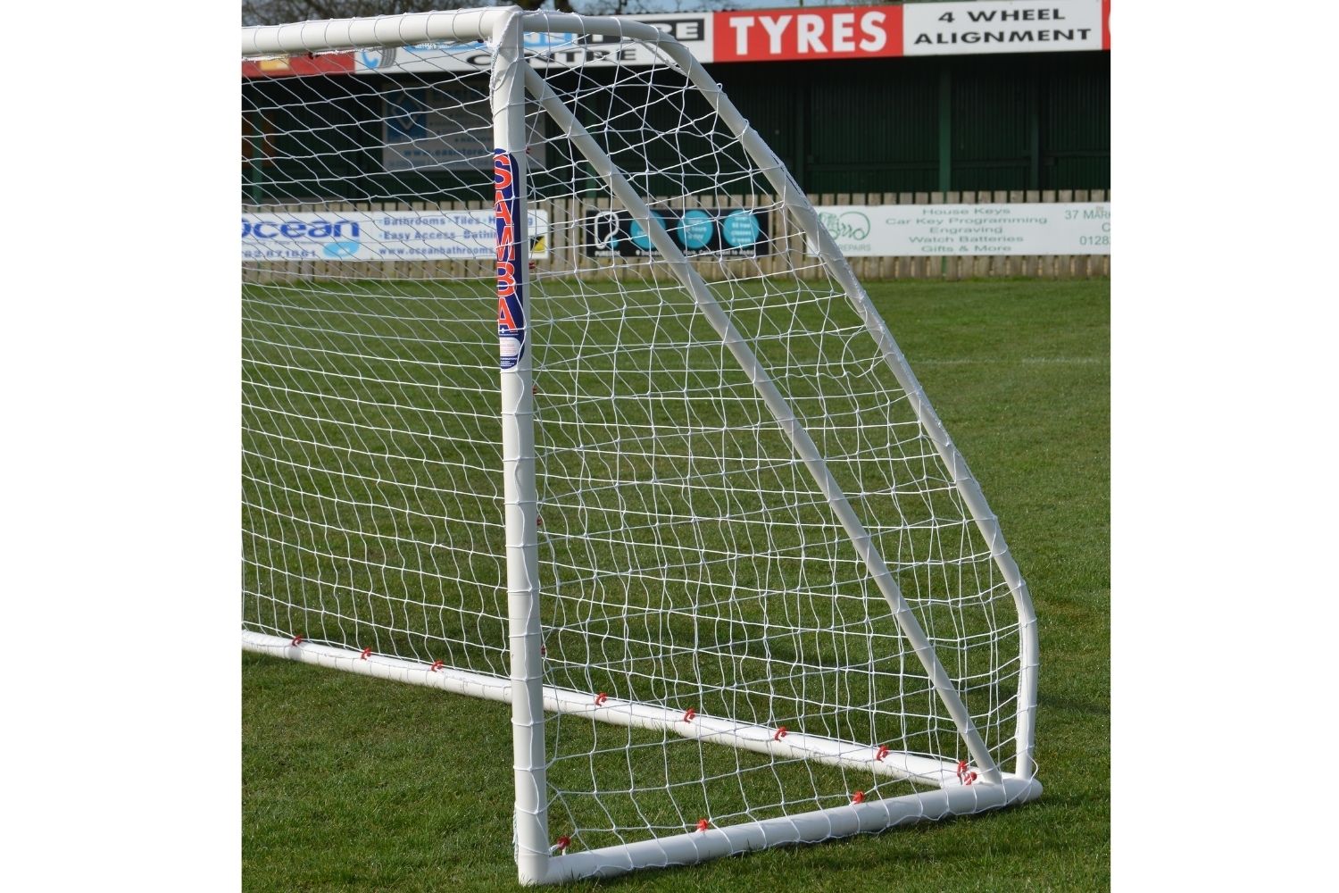 SAMBA 12ft x 6ft Ultimate Match Football Goal with Carry Bag
