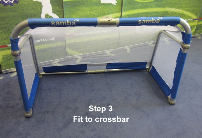 6' x 4' Folding Aluminium Mesh Net with velcro fastening