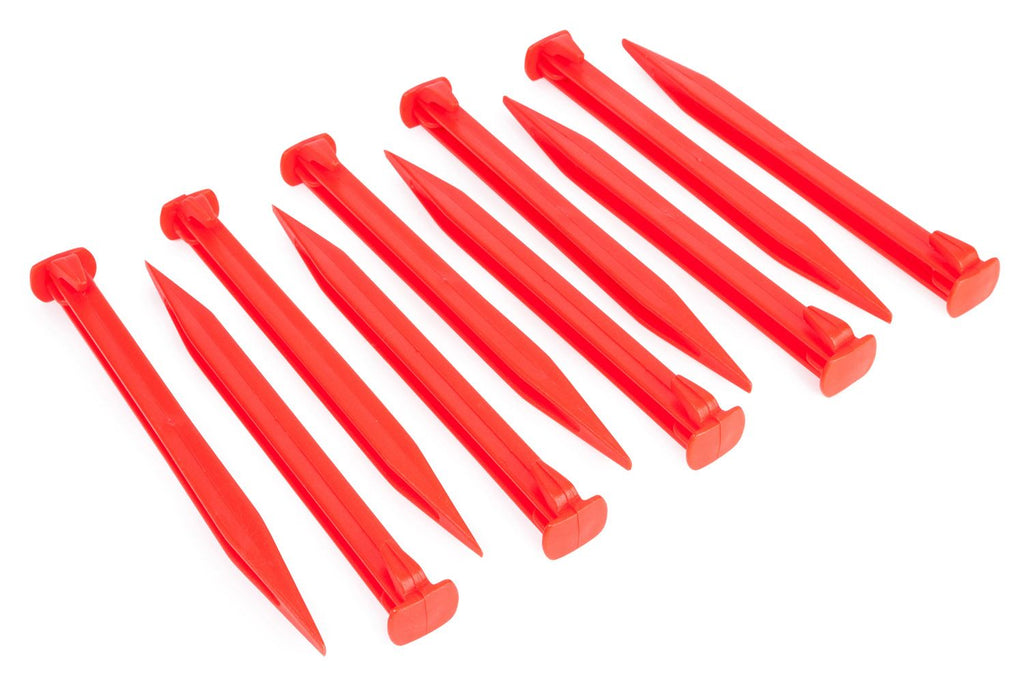 Set of 10 plastic net pegs