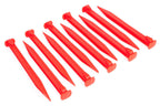 Set of 10 plastic net pegs
