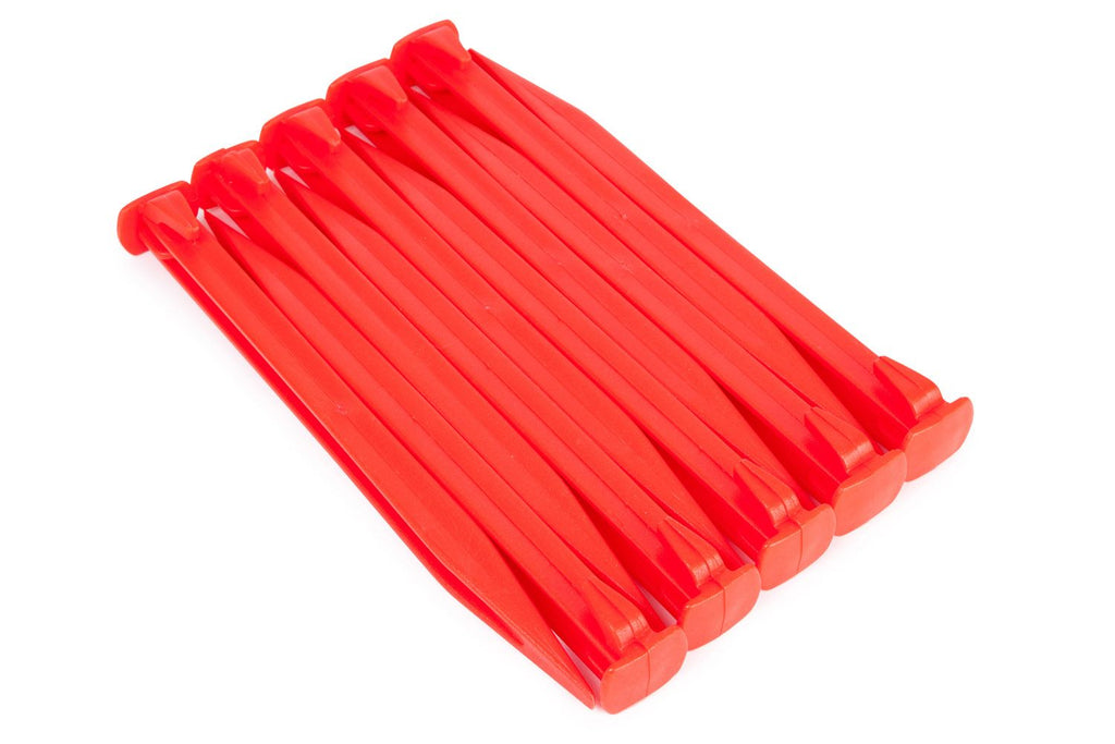 Set of 10 plastic net pegs