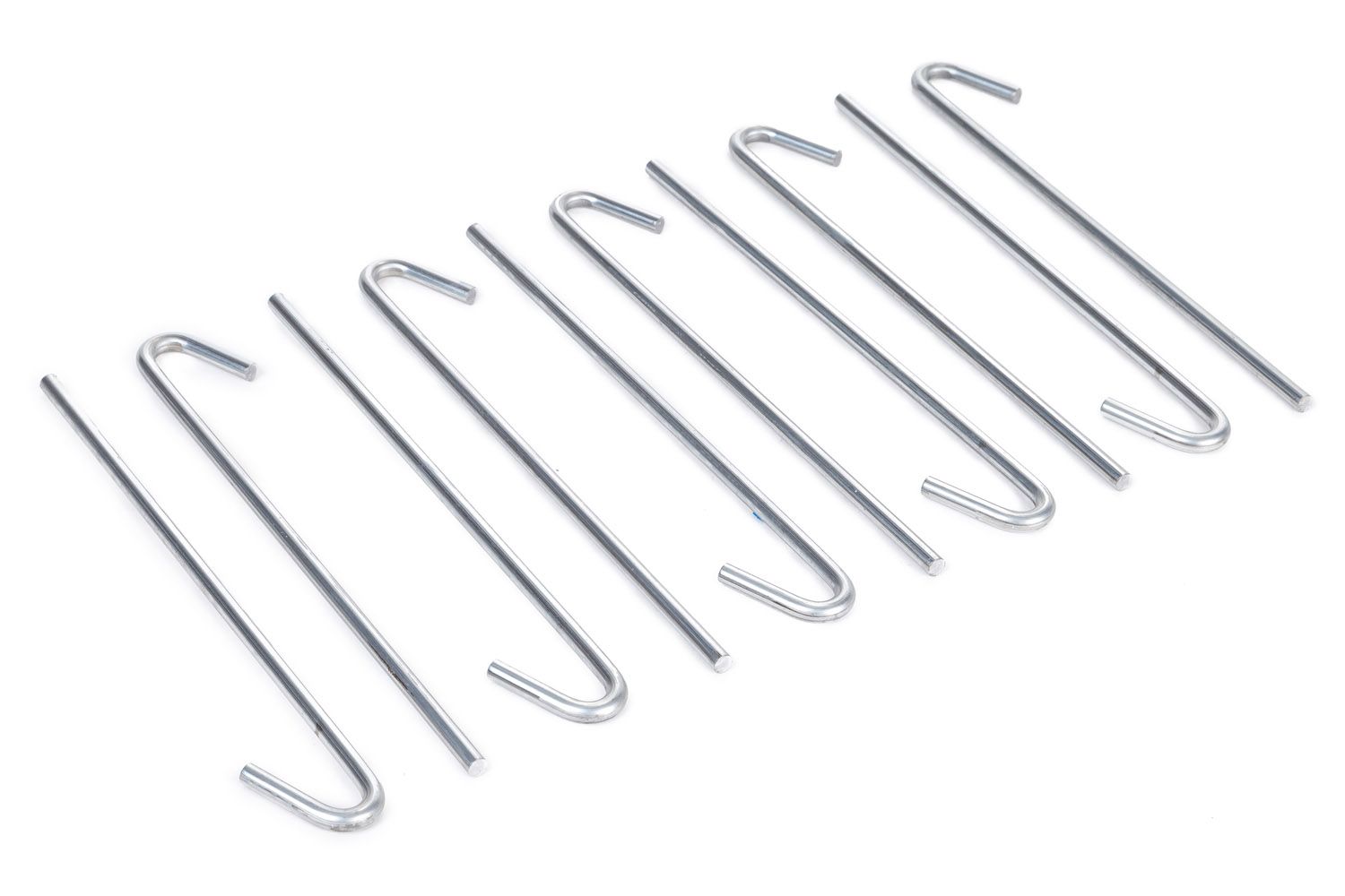 Set of 10 steel net pegs