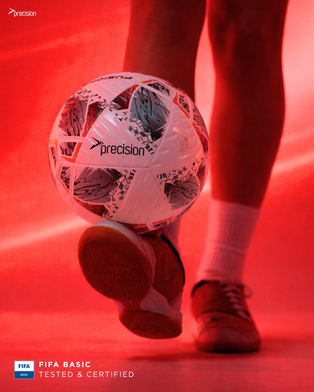 Precision Fusion+ FIFA Basic Training Ball | Size 3, 4 & 5