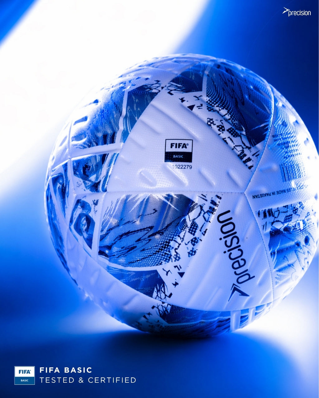 Precision Fusion+ FIFA Basic Training Ball | Size 3, 4 & 5