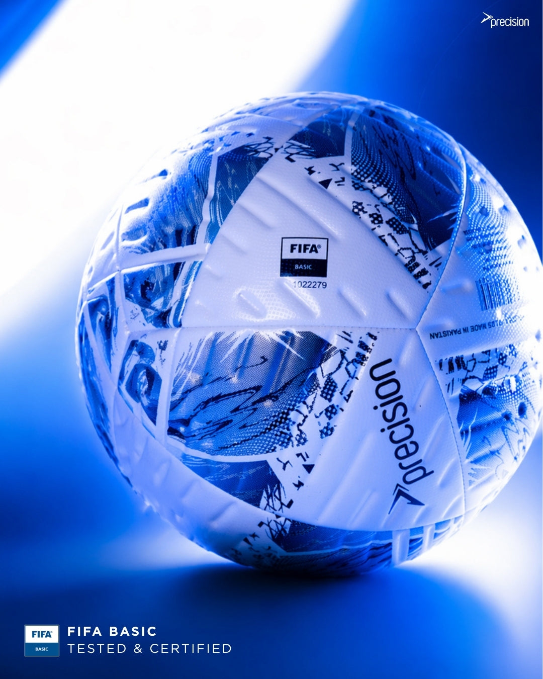 Precision Fusion+ FIFA Basic Training Ball | Size 3, 4 & 5