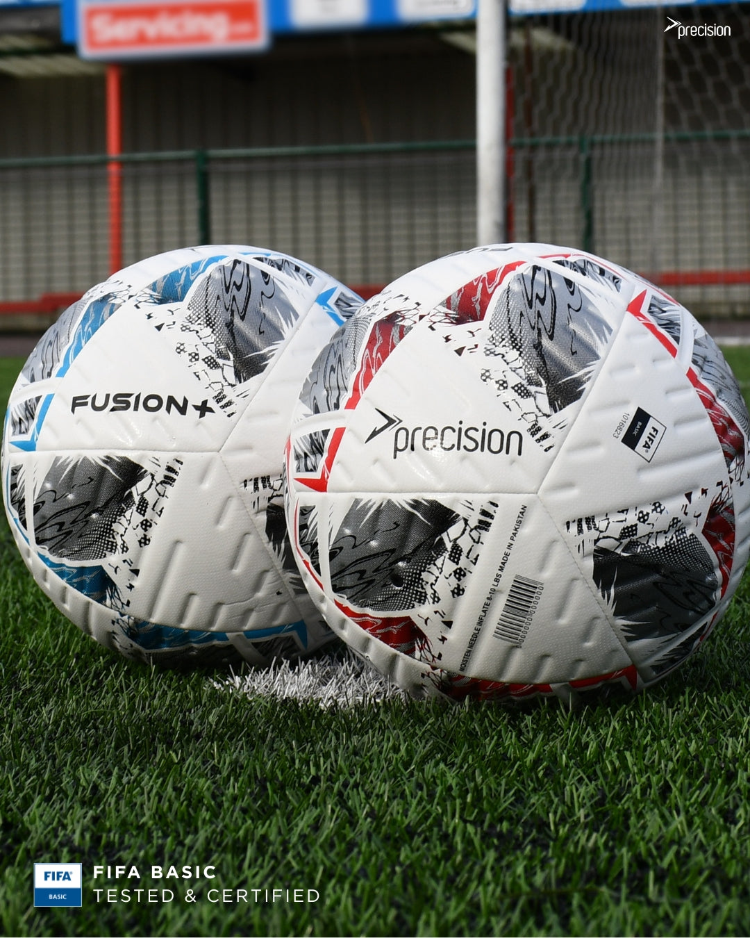 Precision Fusion+ FIFA Basic Training Ball | Size 3, 4 & 5