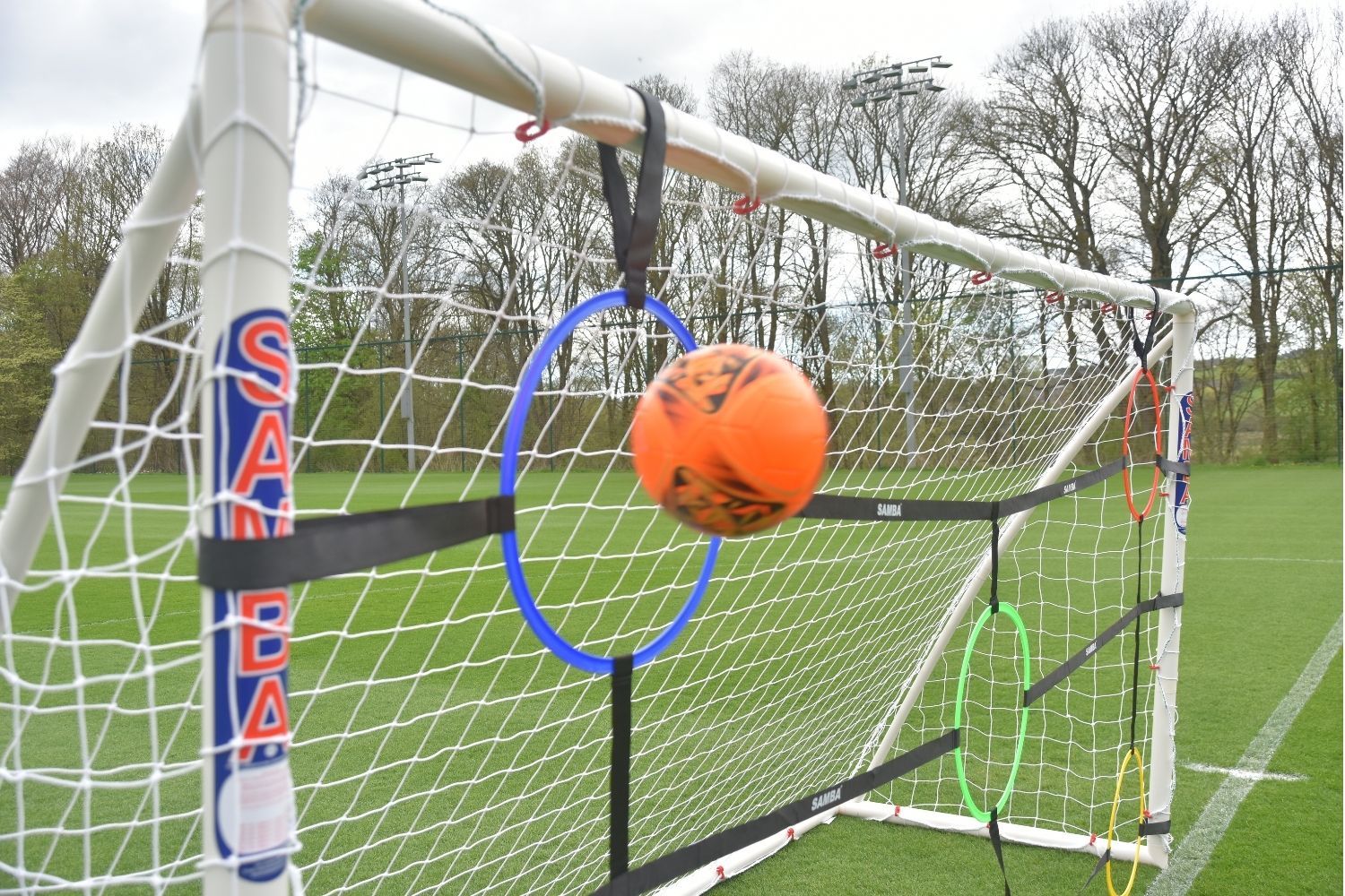 Samba Target Net with Hoops