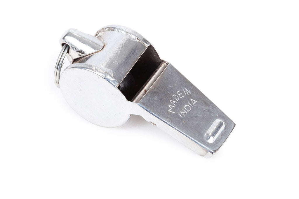 Referees metal whistle