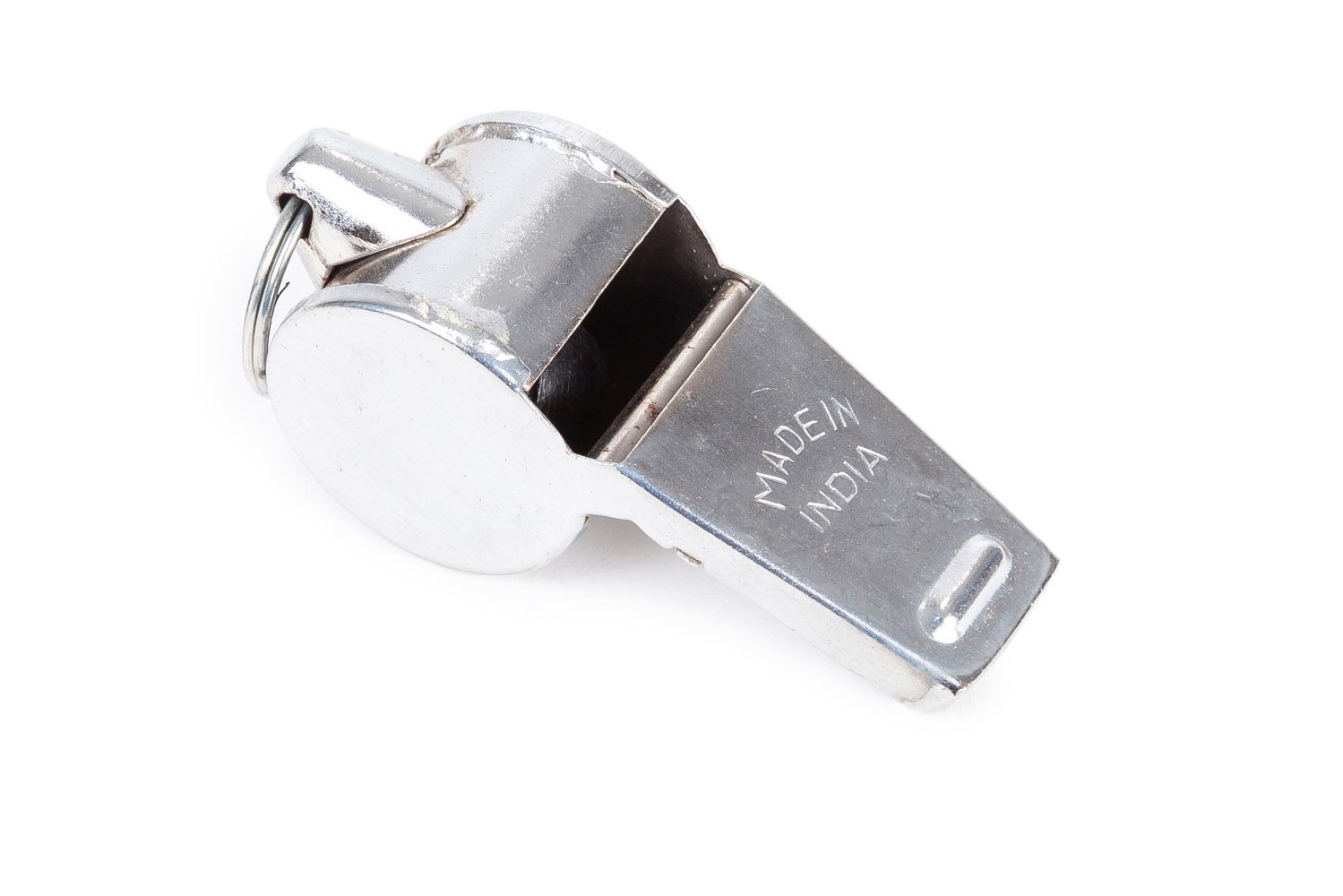 Referees metal whistle