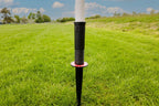 Professional Set of 4 Spring Loaded Corner Poles, Including flag