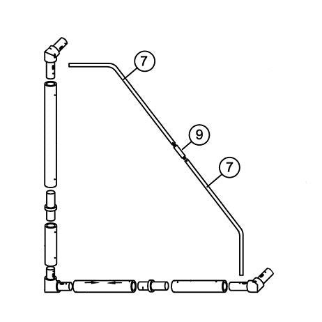 16 x 7 MATCH Goal Tension bar set