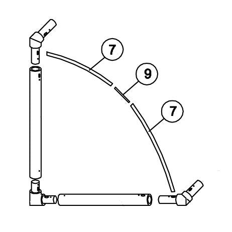 8 x 4 Tension Bar Set